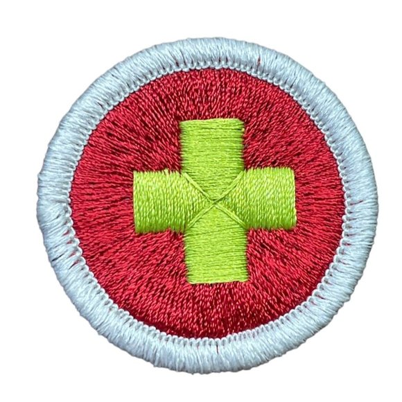 BSA Boy Scouts of America First Aid Merit Badge Patch - Picture 1 of 3